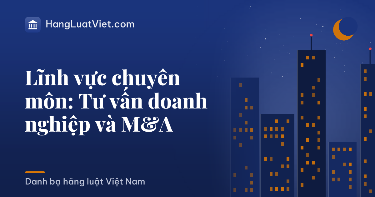 Lĩnh vực chuyên môn: Tư vấn doanh nghiệp và M&A
