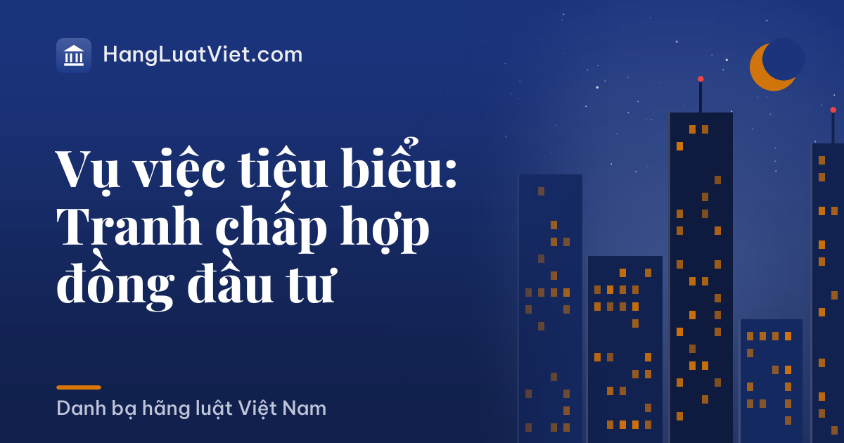 Vụ việc tiêu biểu